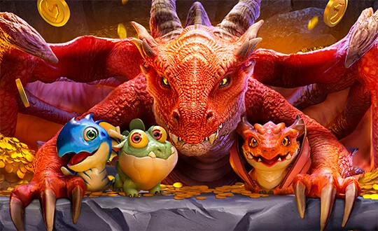 Capa do slot Dragon Hatch, PG Soft tema dragão / fantasia oriental