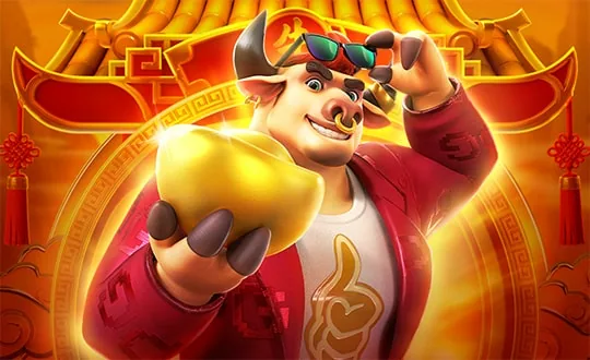 Capa do slot Fortune Ox (Touro / Boizinho), PG Soft tema boi da sorte / ano-novo chinês