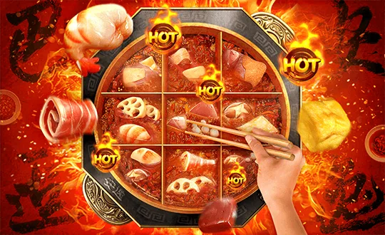 Capa do slot Hotpot, PG Soft tema panela quente chinesa (huǒguō)