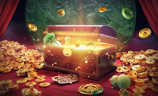 Capa do slot Jewels of Prosperity, PG Soft tema joias e prosperidade chinesas