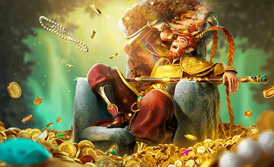 Capa do slot Legendary Monkey King, PG Soft tema sun wukong / jornada ao oeste